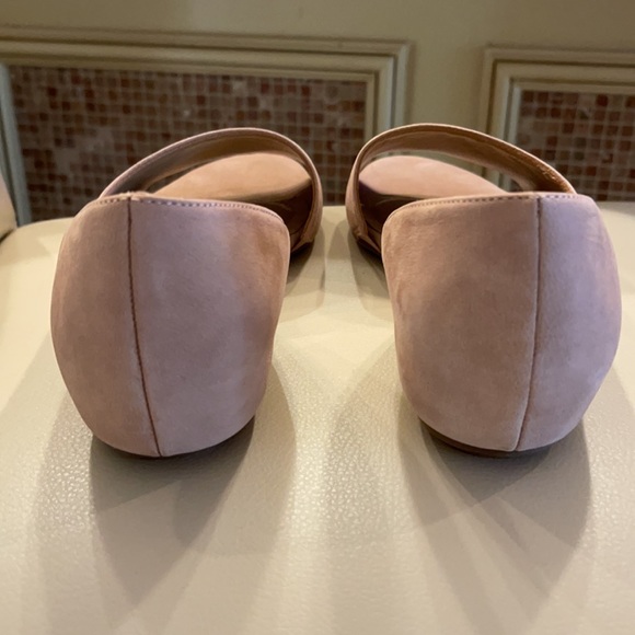 WOMENS ALIZERNATURA FLATS BUFF COLOR SIZE 11 M SUEDE LEATHER UPPER CUT OUT SIDE - Picture 7 of 10